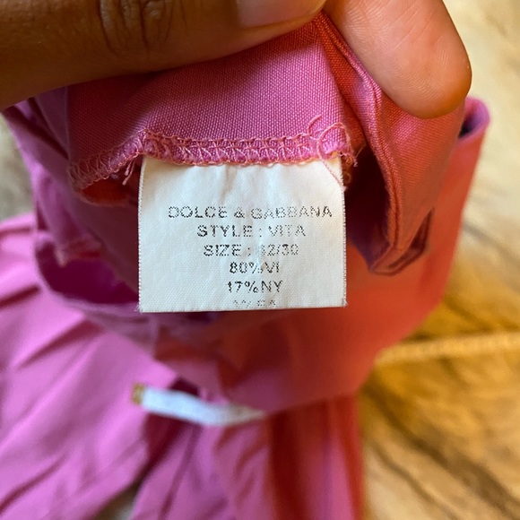 Fuchsia Dolce & Gabbana Flared Pants - Picture 8 of 10